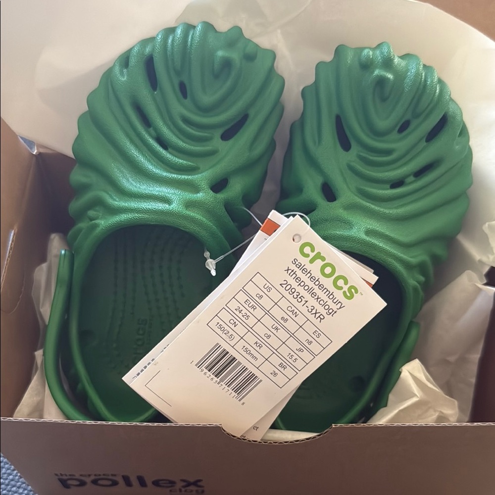 CROCS Kids Leafy Green Salehe Bembury